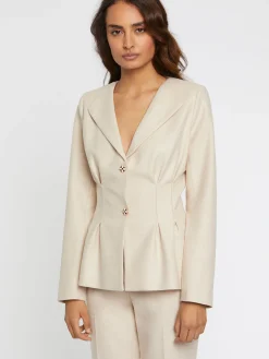 Paule Ka Veste Cintree En Flanelle<Femme Vestes