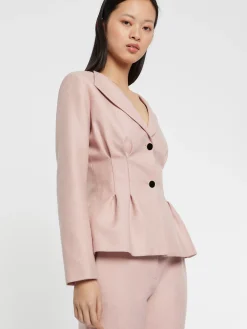 Paule Ka Veste Cintree En Flanelle<Femme Vestes