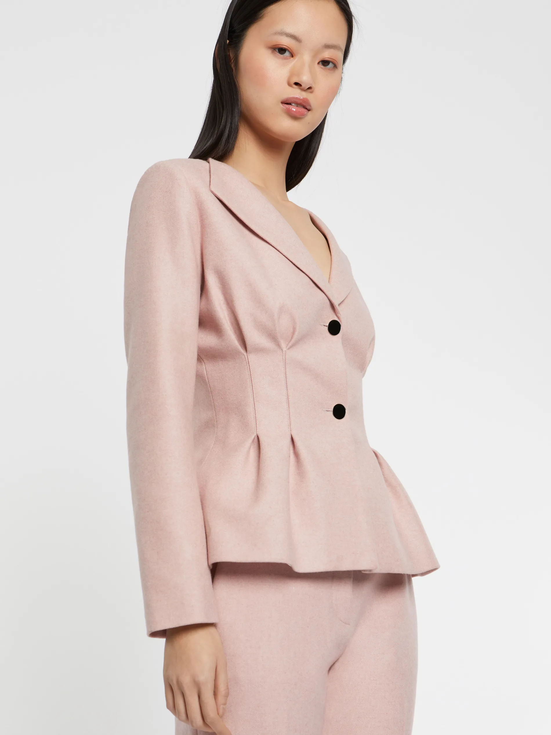 Paule Ka Veste Cintree En Flanelle<Femme Vestes
