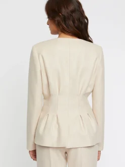 Paule Ka Veste Cintree En Flanelle<Femme Vestes