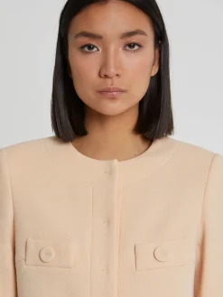 Paule Ka Veste Courte A Boutons En Laine Vierge<Femme Vestes