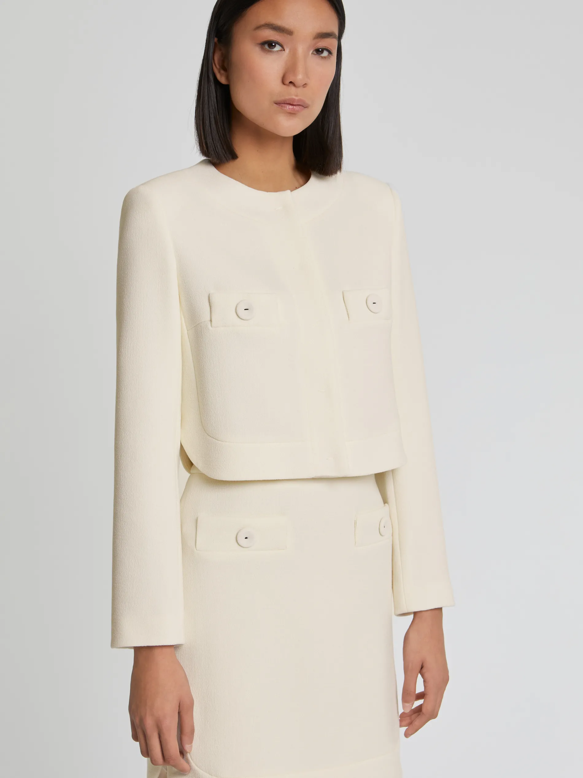 Paule Ka Veste Courte A Boutons En Laine Vierge<Femme Vestes