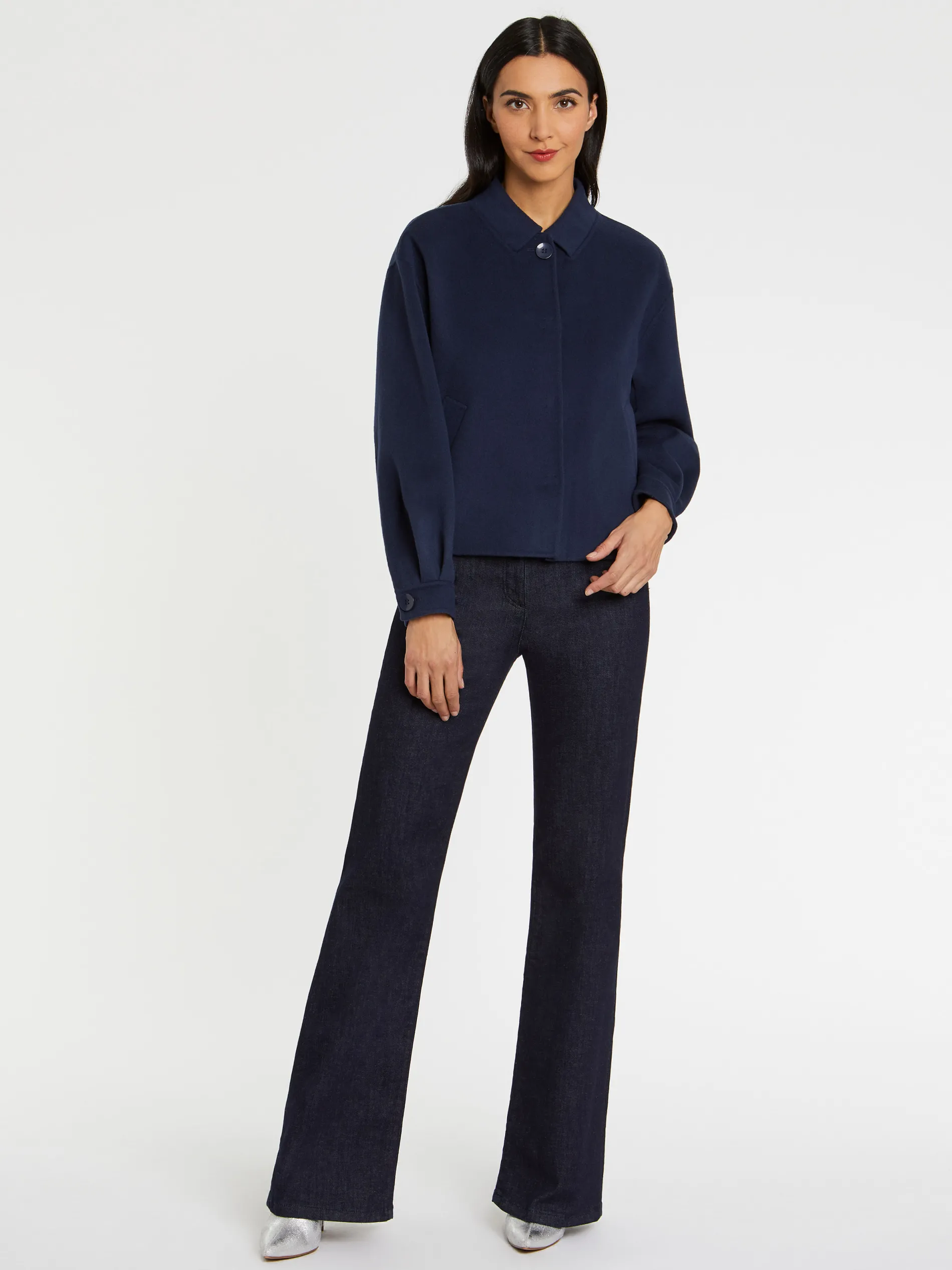 Paule Ka Veste Courte A Col En Laine<Femme Vestes
