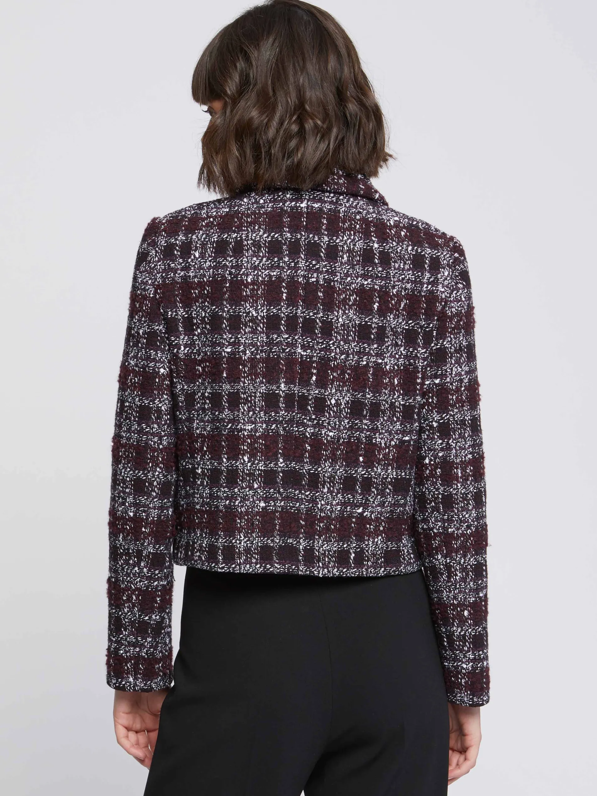 Paule Ka Veste Courte A Col En Tweed<Femme Vestes