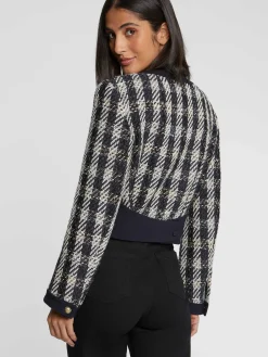 Paule Ka Veste Courte A Motif Pied-De-Coq<Femme Vestes