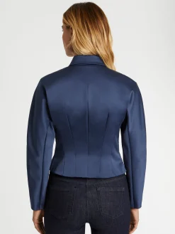 Paule Ka Veste Courte Cintree En Satin<Femme Vestes