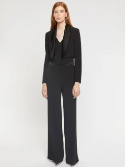 Paule Ka Veste Courte En Crepe Envers Satin<Femme Vestes