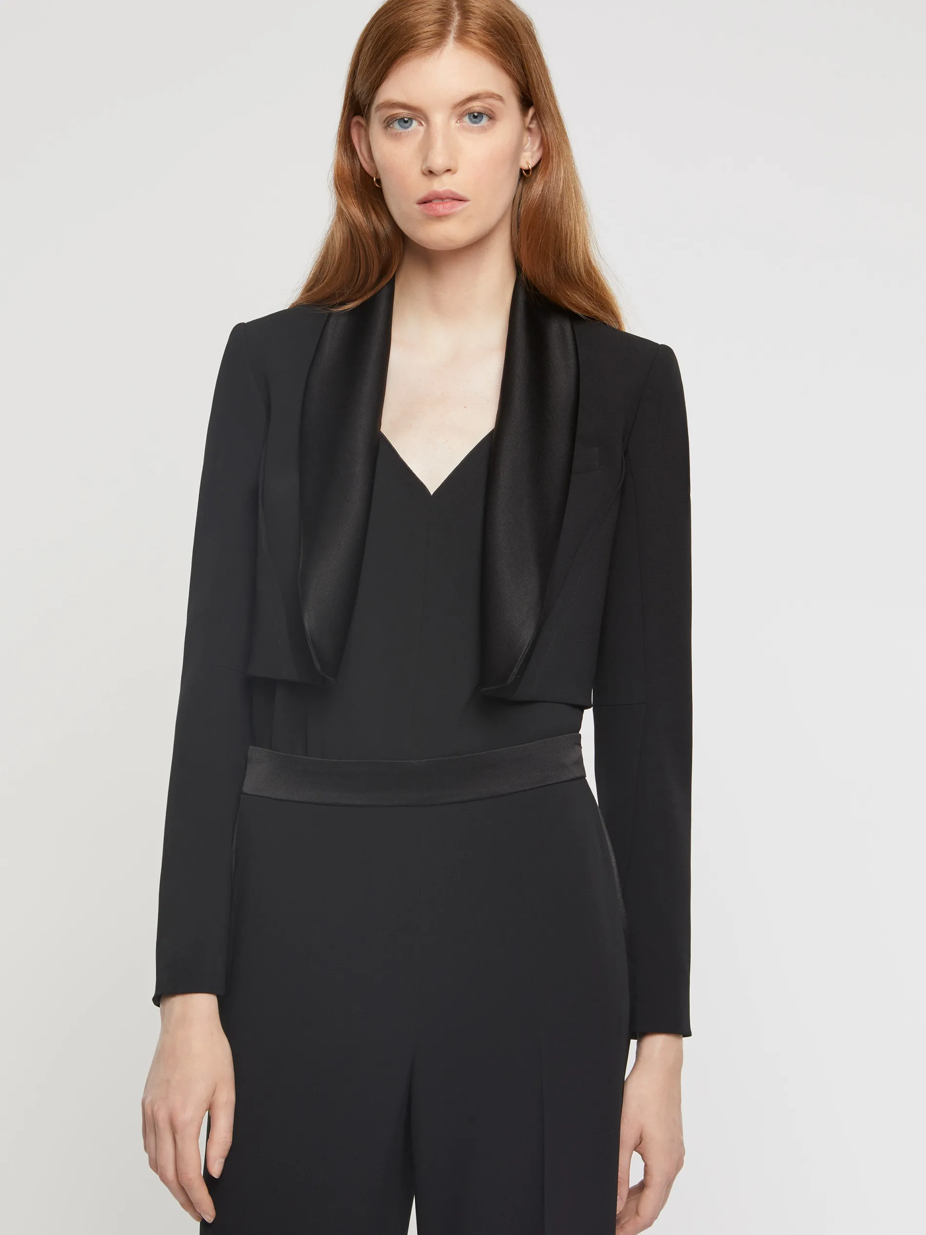 Paule Ka Veste Courte En Crepe Envers Satin<Femme Vestes