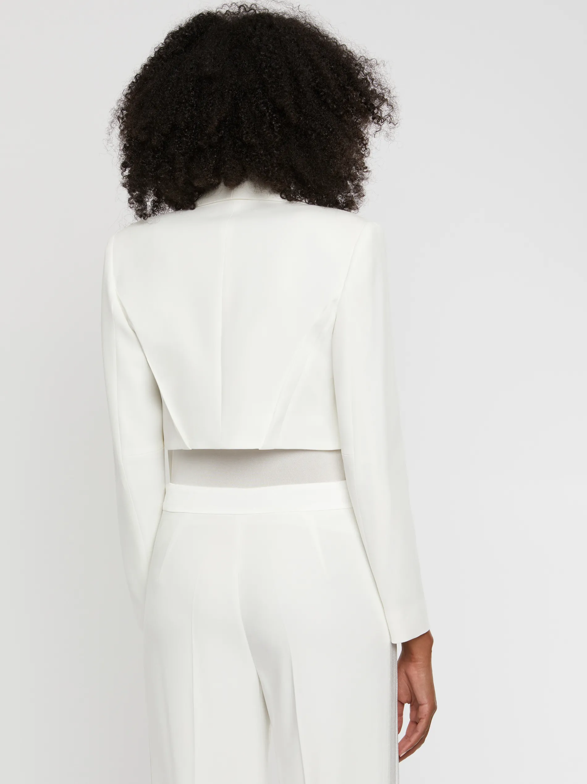 Paule Ka Veste Courte En Crepe Envers Satin<Femme Vestes