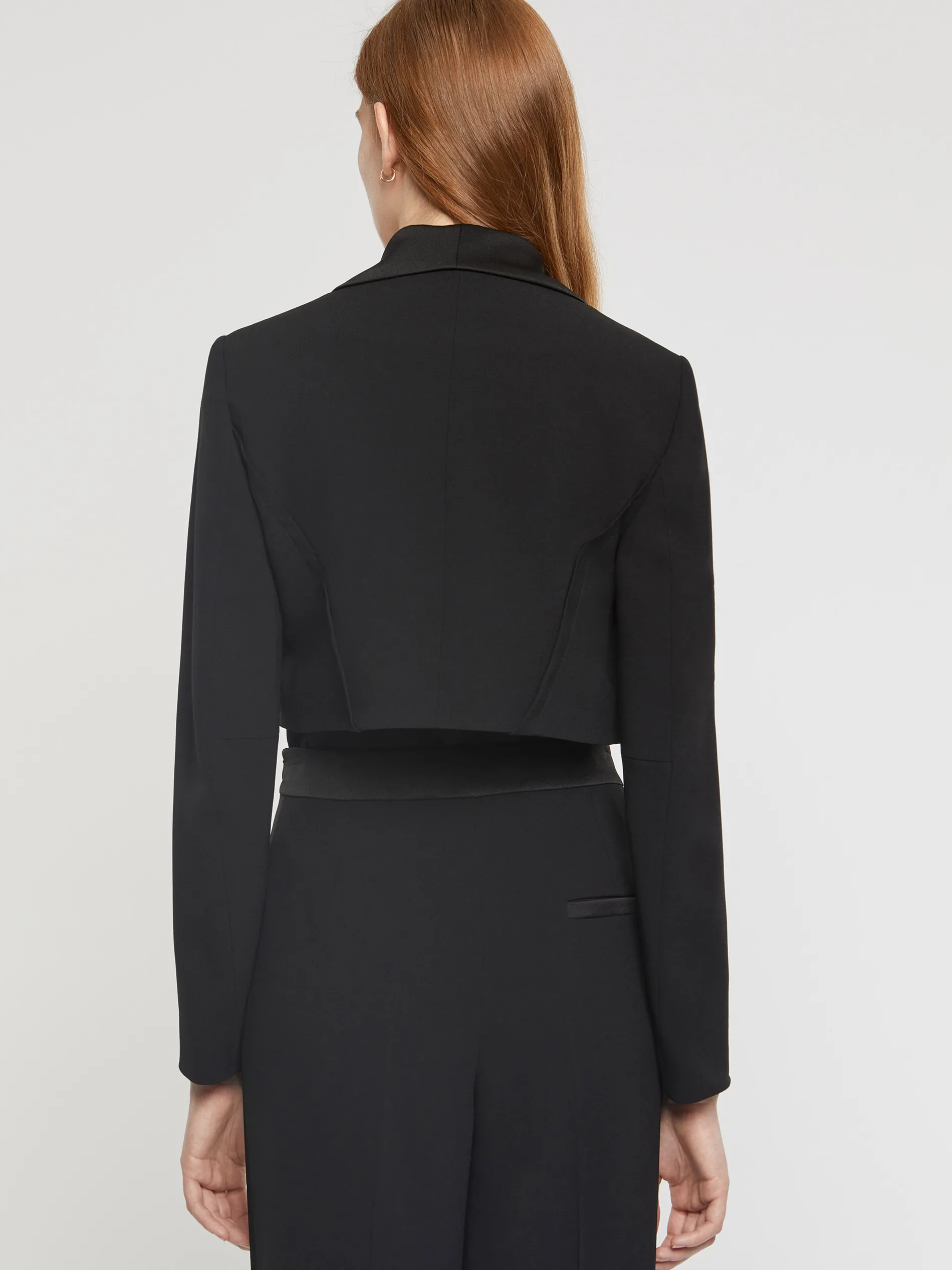 Paule Ka Veste Courte En Crepe Envers Satin<Femme Vestes
