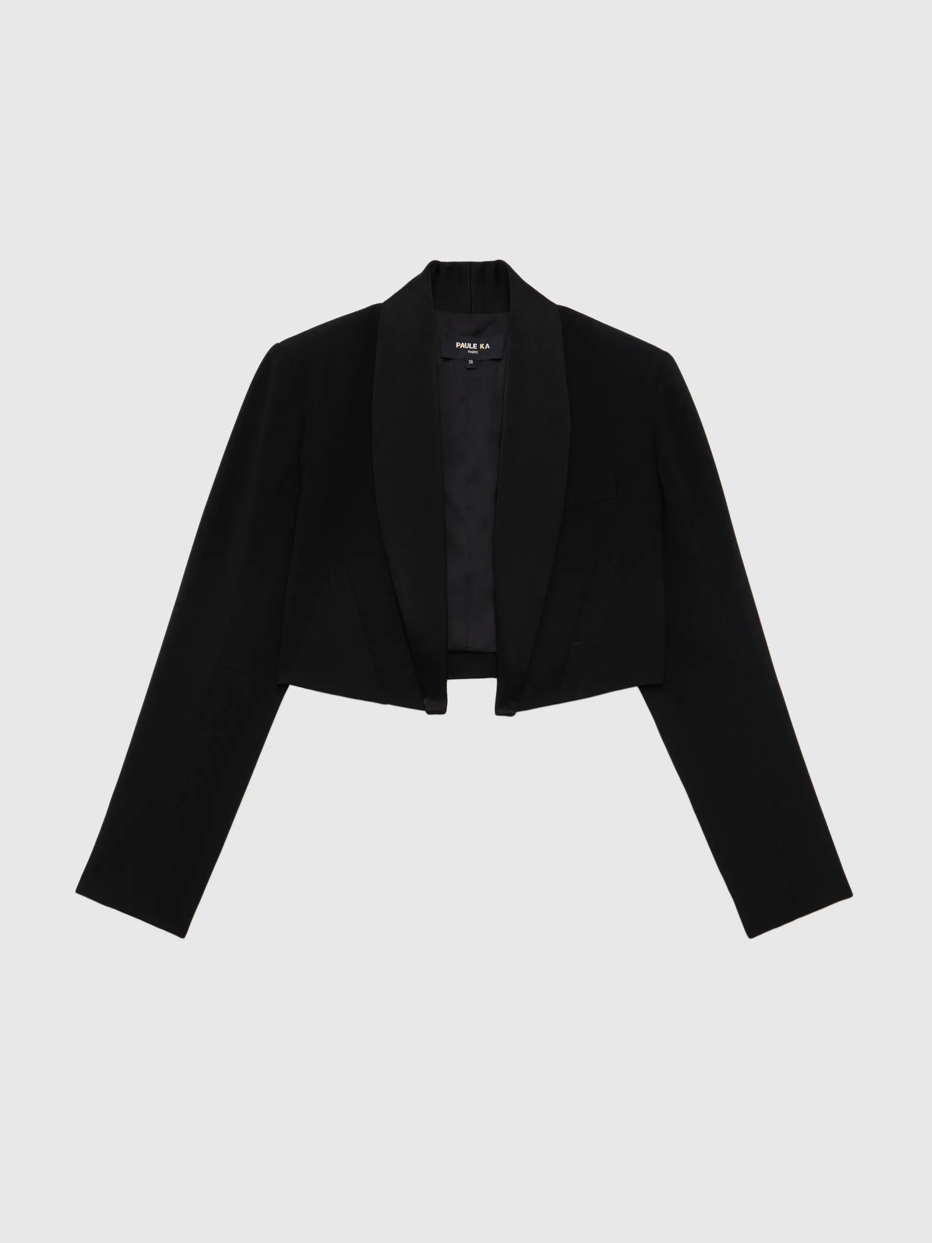 Paule Ka Veste Courte En Crepe Envers Satin<Femme Vestes