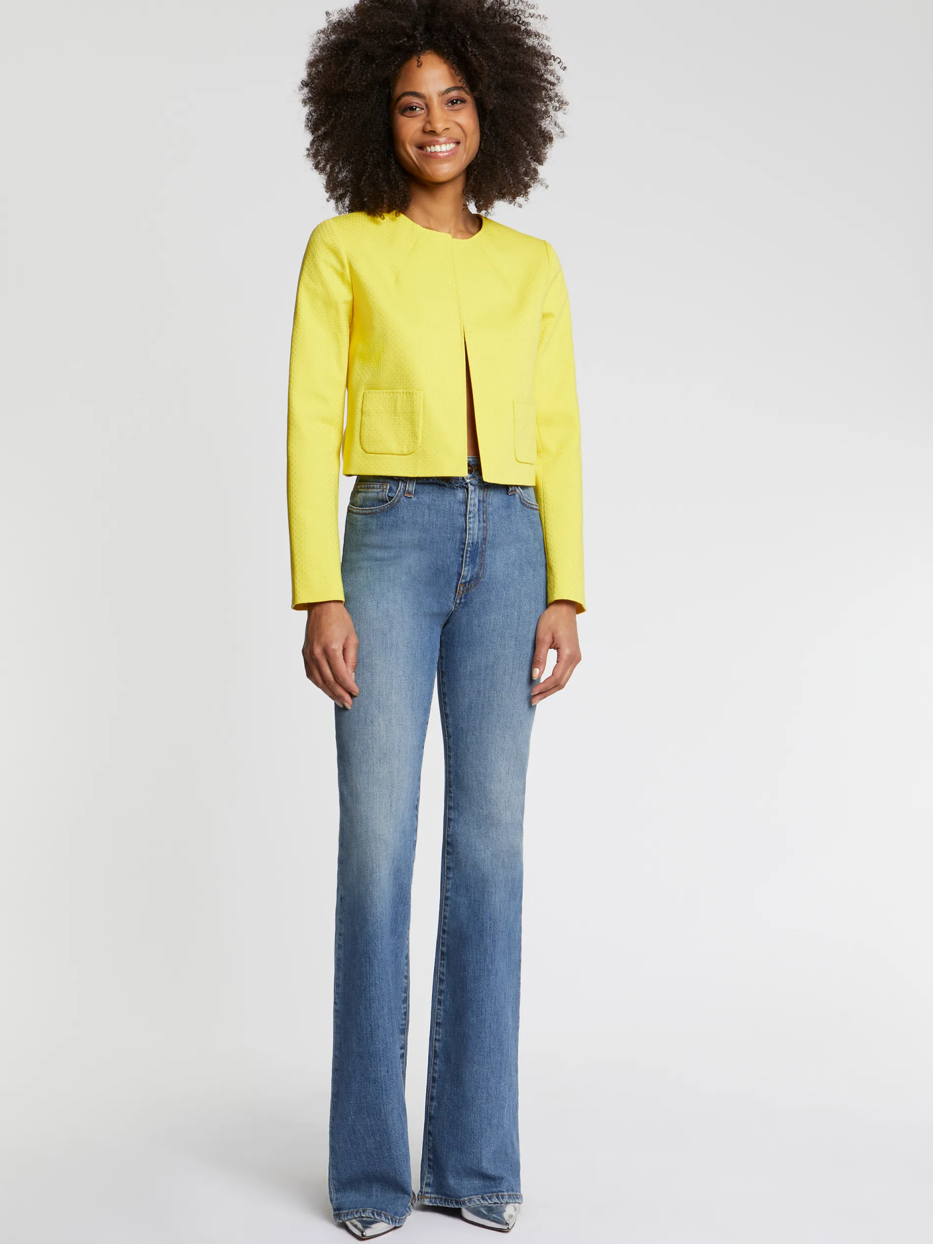 Paule Ka Veste Courte En Jacquard Plumetis<Femme Vestes