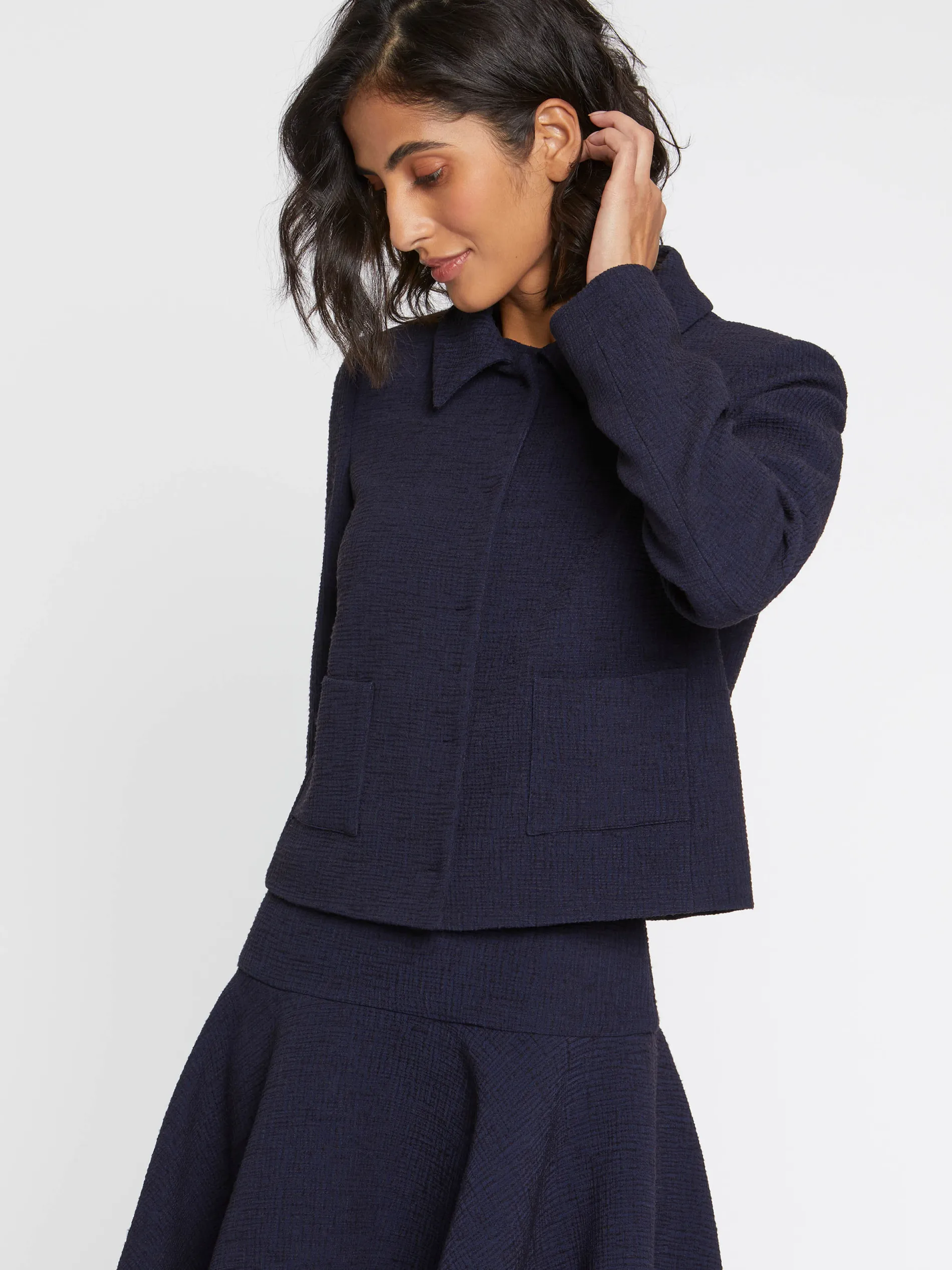 Paule Ka Veste Courte En Jacquard De Laine<Femme Vestes