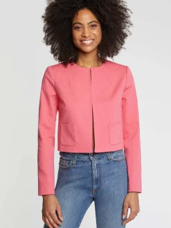 Paule Ka Veste Courte En Jacquard Plumetis<Femme Vestes