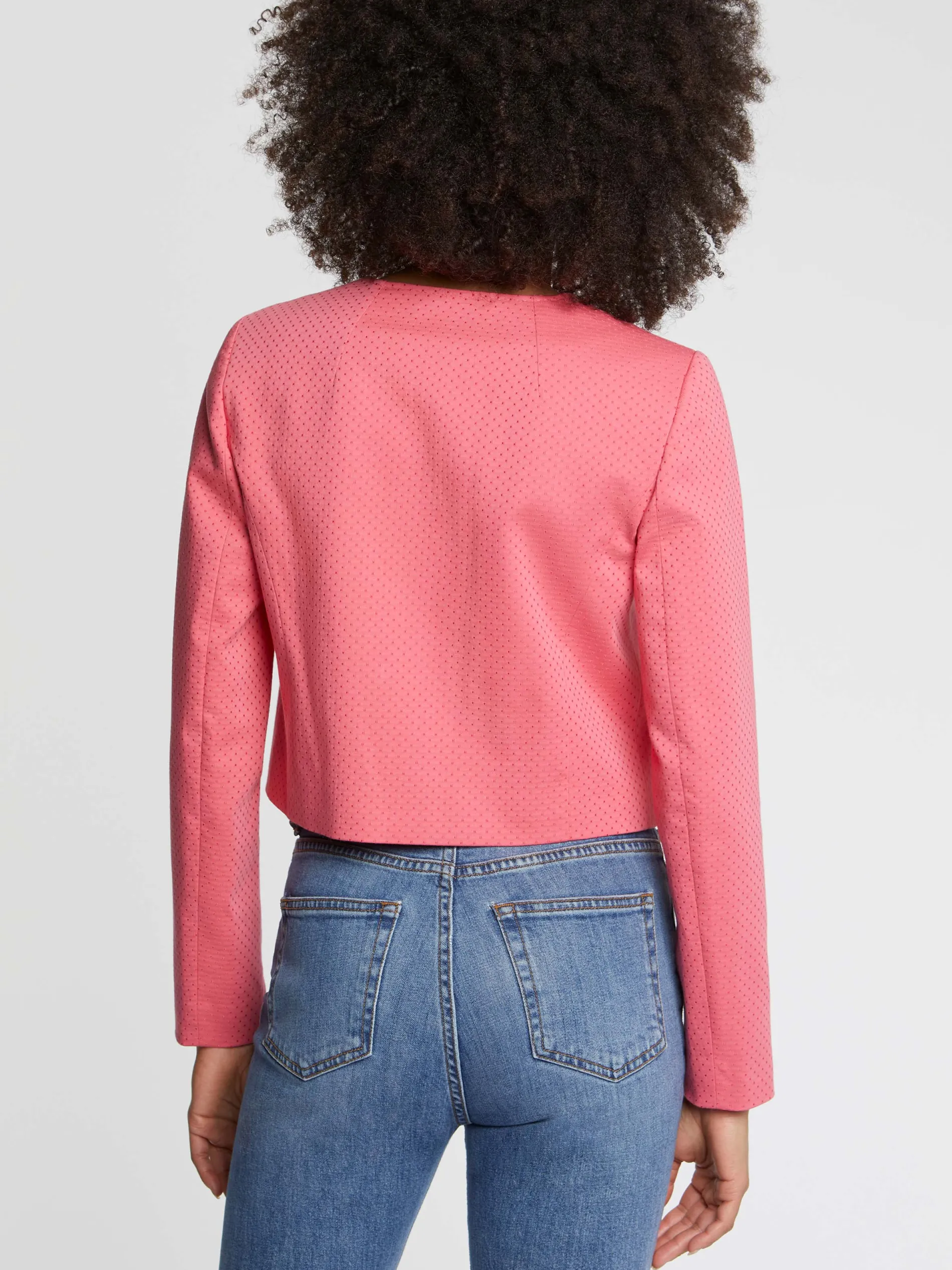 Paule Ka Veste Courte En Jacquard Plumetis<Femme Vestes