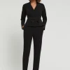 Paule Ka Veste Croisee En Crepe Envers Satin<Femme Vestes