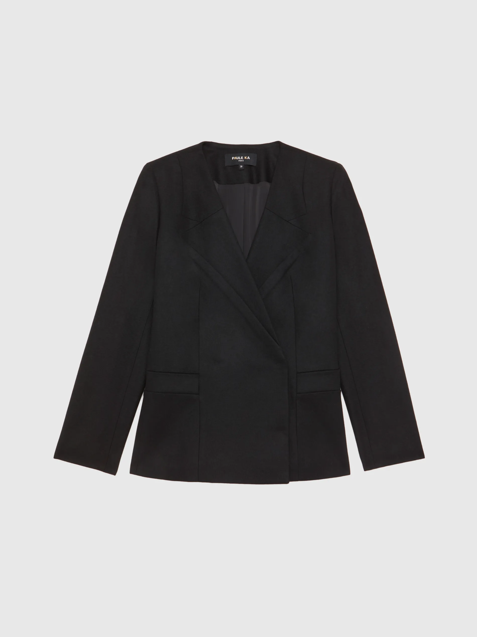 Paule Ka Veste Croisee En Laine<Femme Vestes