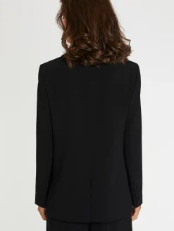 Paule Ka Veste De Costume Droite En Tissu Crepe<Femme Vestes