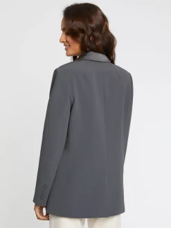 Paule Ka Veste De Costume Droite En Tissu Crepe<Femme Vestes