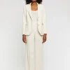 Paule Ka Veste De Tailleur Cintree En Toile De Viscose<Femme Vestes