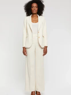 Paule Ka Veste De Tailleur Cintree En Toile De Viscose<Femme Vestes