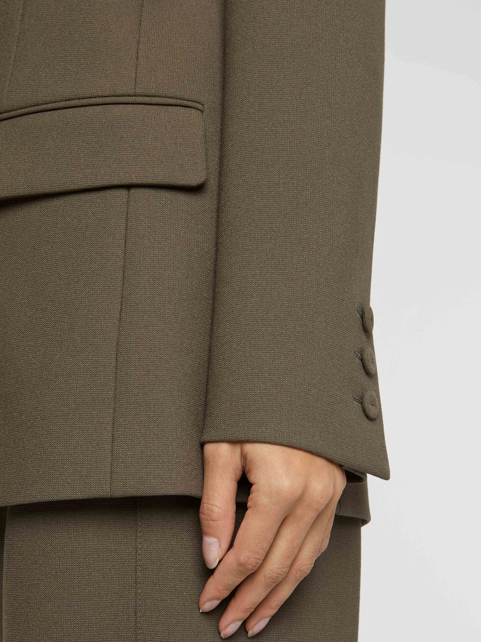 Paule Ka Veste De Tailleur Cintree En Maille Milano<Femme Vestes