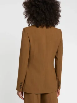 Paule Ka Veste De Tailleur Cintree En Toile De Viscose<Femme Vestes
