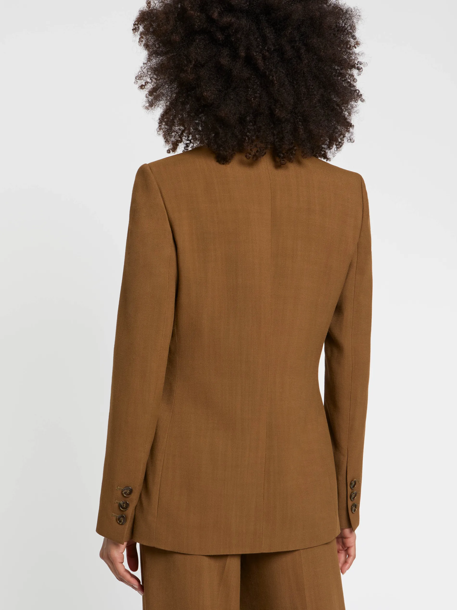 Paule Ka Veste De Tailleur Cintree En Toile De Viscose<Femme Vestes
