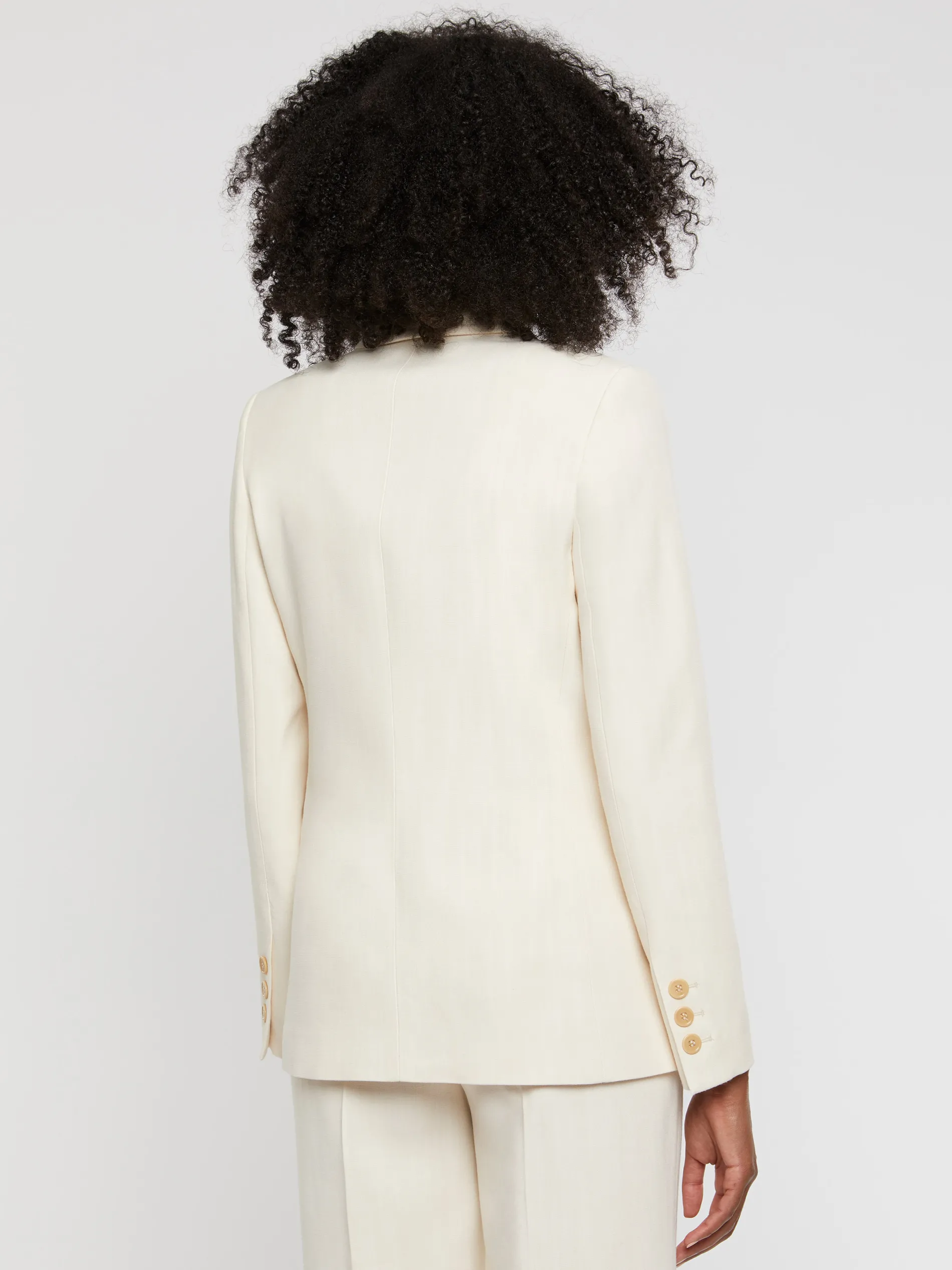 Paule Ka Veste De Tailleur Cintree En Toile De Viscose<Femme Vestes