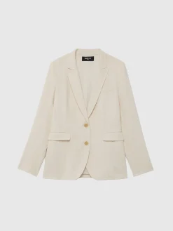 Paule Ka Veste De Tailleur Cintree En Toile De Viscose<Femme Vestes